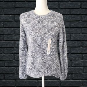 SO Juniors Popcorn Knit Blue Sweater Size XS - New With Tags